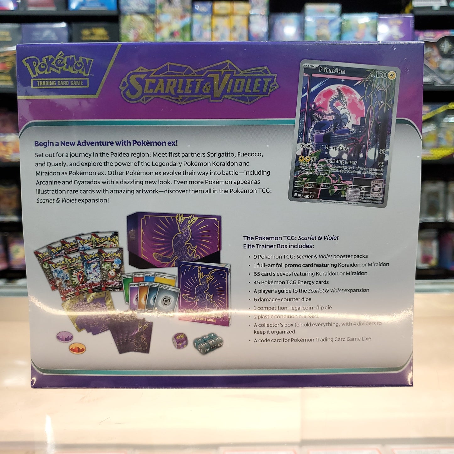 Scarlet & Violet - Elite Trainer Box (Miraidon)