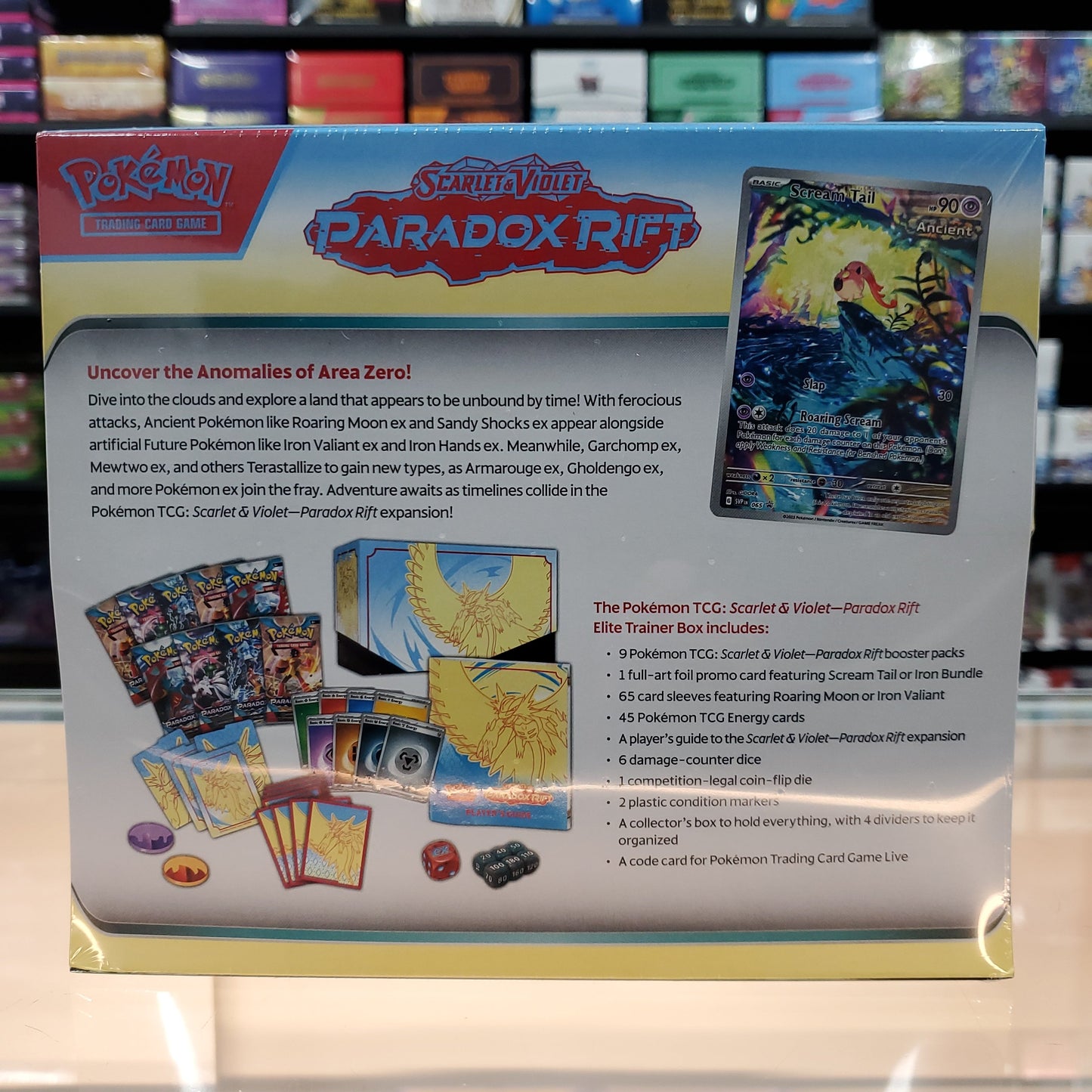 Scarlet & Violet: Paradox Rift - Elite Trainer Box (Roaring Moon)