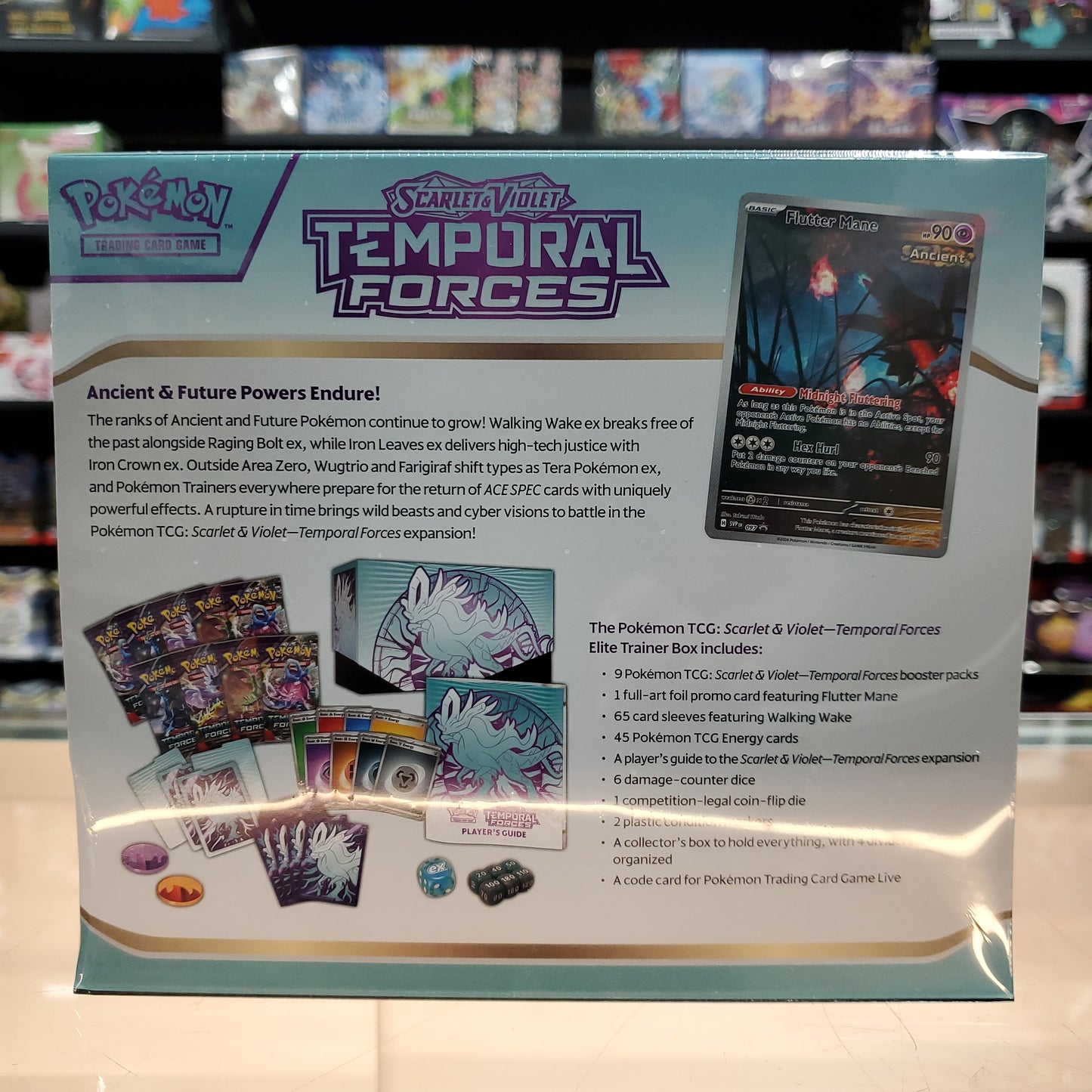 Scarlet & Violet: Temporal Forces - Elite Trainer Box (Walking Wake)
