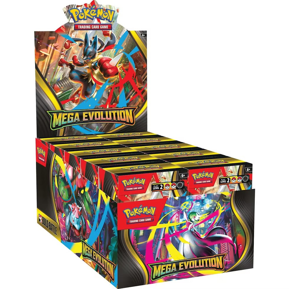 TCG: Mega Evolution Build and Battle Box 10 Booster Bundles
