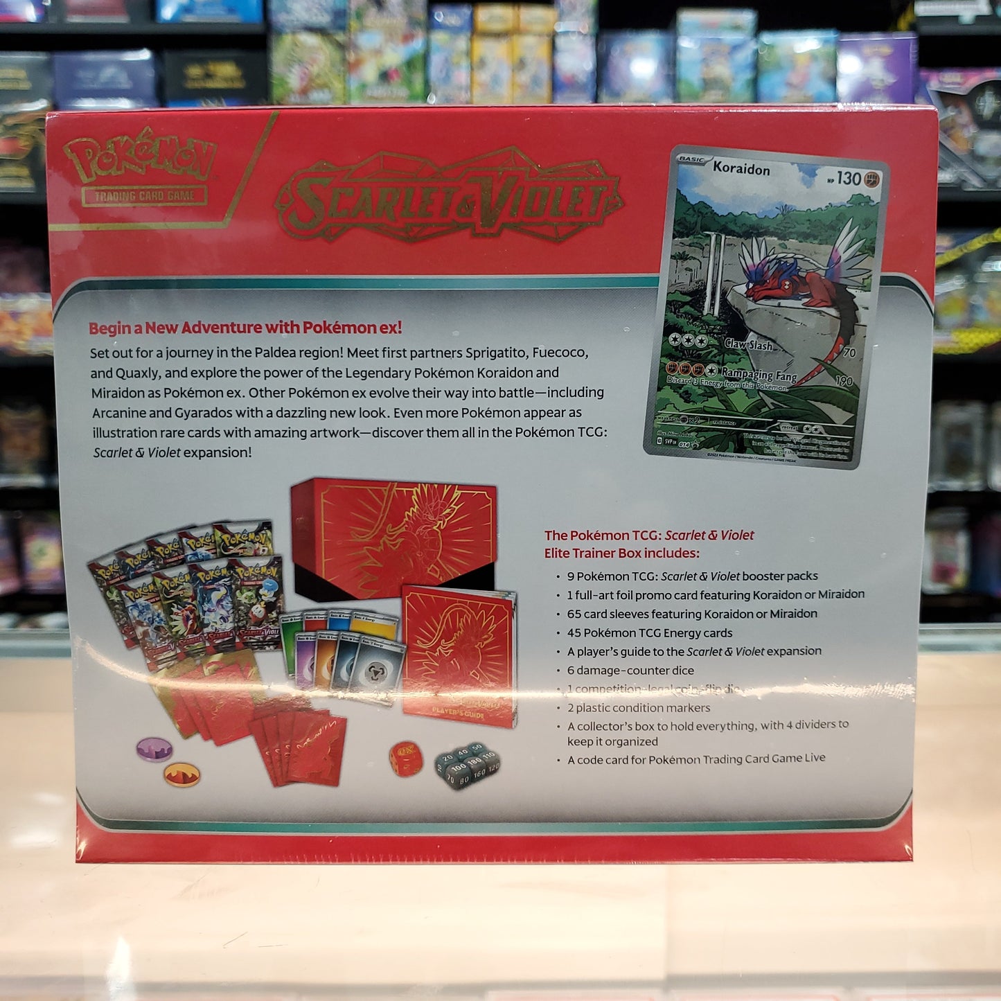 TCG: Scarlet And Violet Elite Trainer Box (Koraidon)