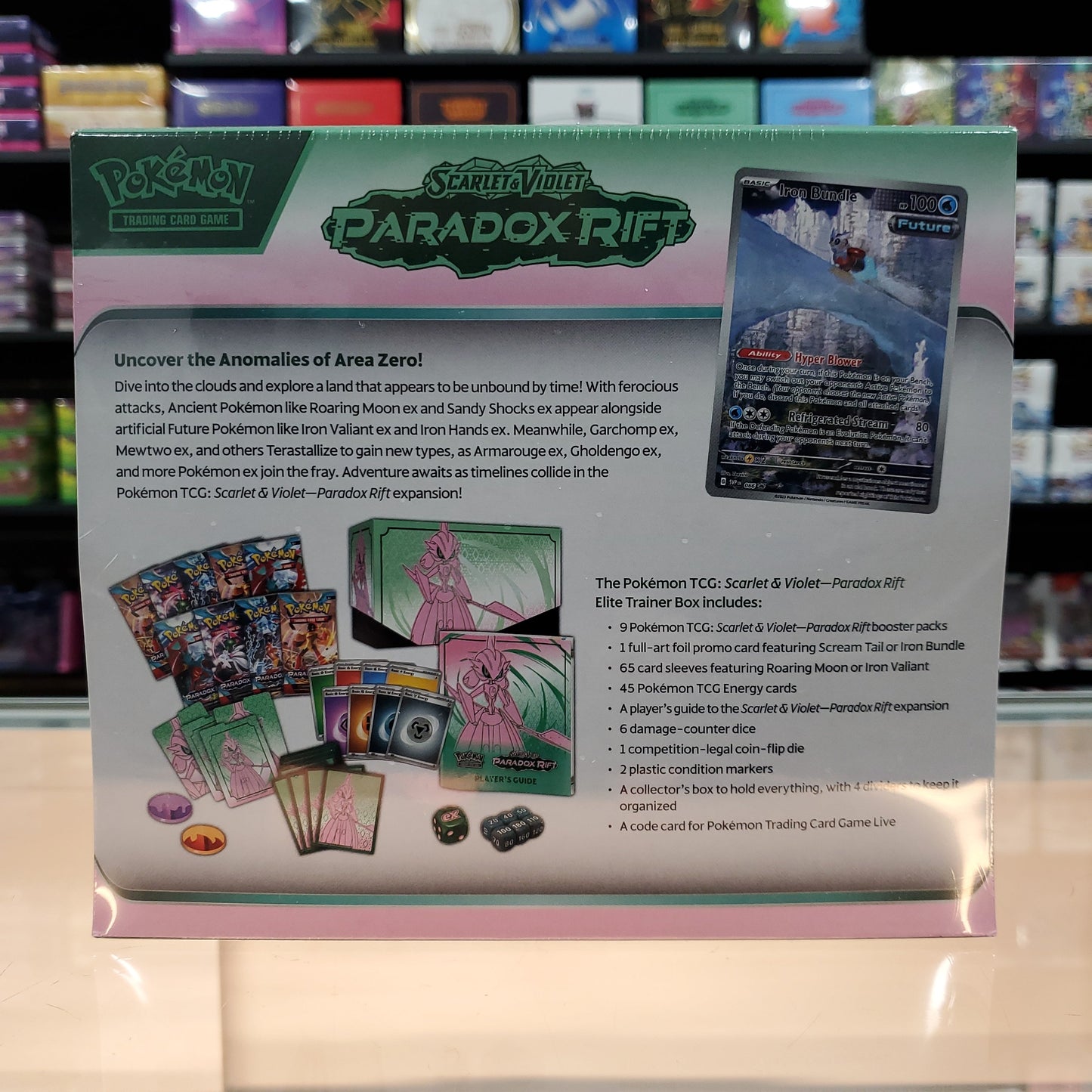Scarlet & Violet: Paradox Rift - Elite Trainer Box (Iron Valiant)
