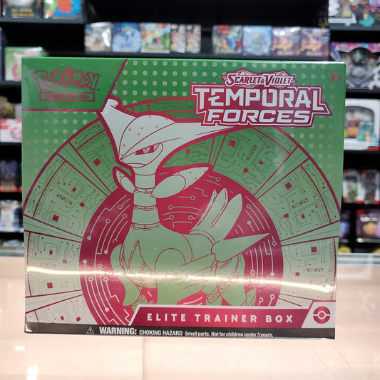 Scarlet & Violet: Temporal Forces - Elite Trainer Box (Iron Leaves)